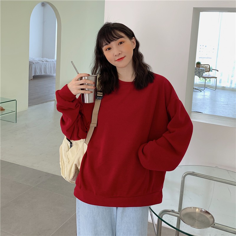 Áo thun unisex màu trơn thời trang
