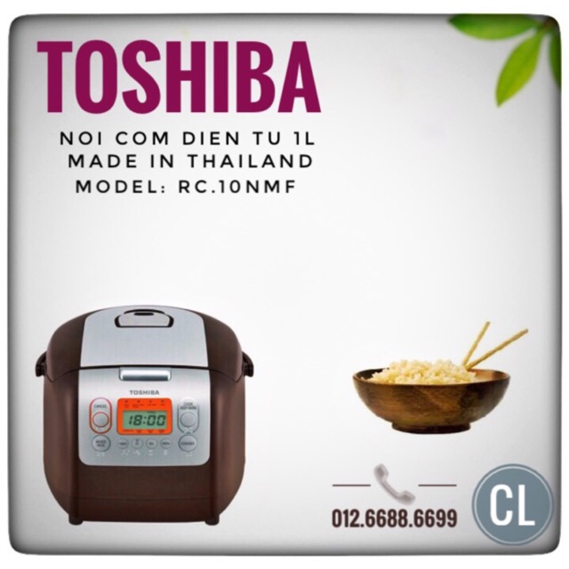 NỒI CƠM TOSHIBA 10NMF