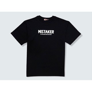 MISTAKER | Áo thun logo form rộng màu đen