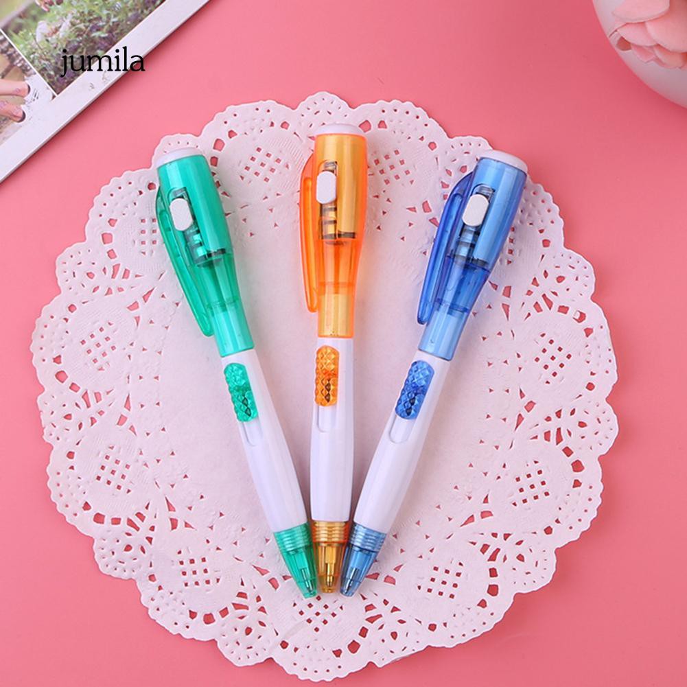 Bút bi mực xanh có đèn LED 2 trong 1 sáng tạo