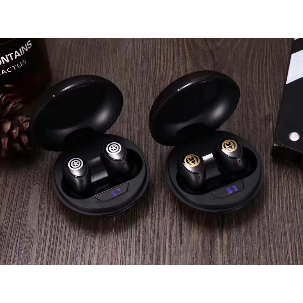 [Mã 2404EL10K giảm 10K đơn 20K] (Cảm ứng)Tai nghe Bluetooth Marvel TWS 08 Siêu anh hùng Adventure hot hot hot