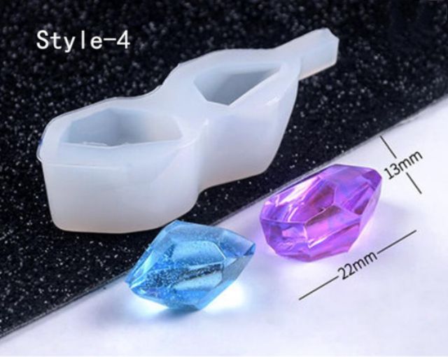 combo 4 khuôn kim cương sáng tạo Resin handmade trong trang sức