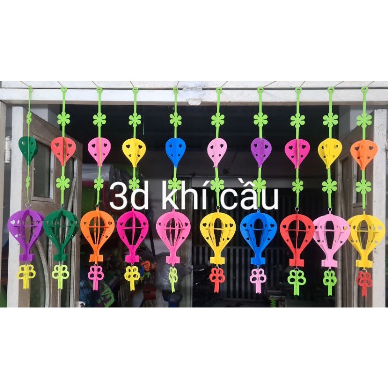 Rèm nỉ 3d bộ 10 dây