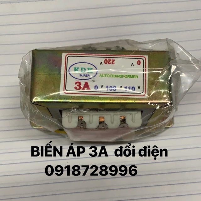 biến áp 3a đổi điện