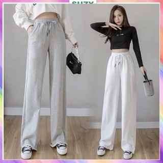 Quần Nỉ Ống Rộng Dáng Suông Dài Hack Chân, Quần Dài Nỉ Phong Cách Hàn Quốc | QN03