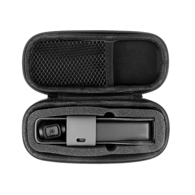 KOK Anti-slip PU Leather Storage Bag Portable Hard Shell Carrying Case for DJI-Osmo Pocket/Pocket 2/FIMI PALM EVA Shell