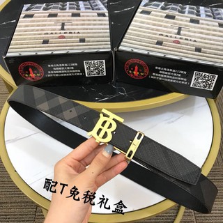 thắt lưng thời trang nam da thật Burberry BBR