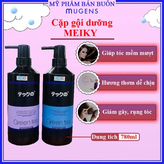 Cặp dầu gội dưỡng sâu phục hồi tóc hư tổn Meiki chính hãng 780ml CT03