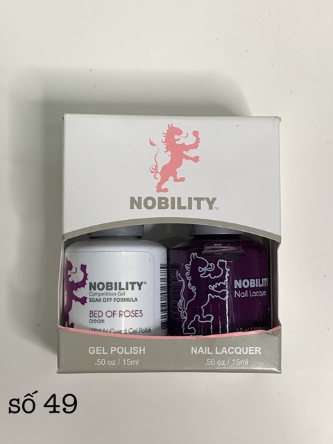 Sơn GEL LeChat USA (1 Cặp 2 Chai)  - Dòng NOBILITY