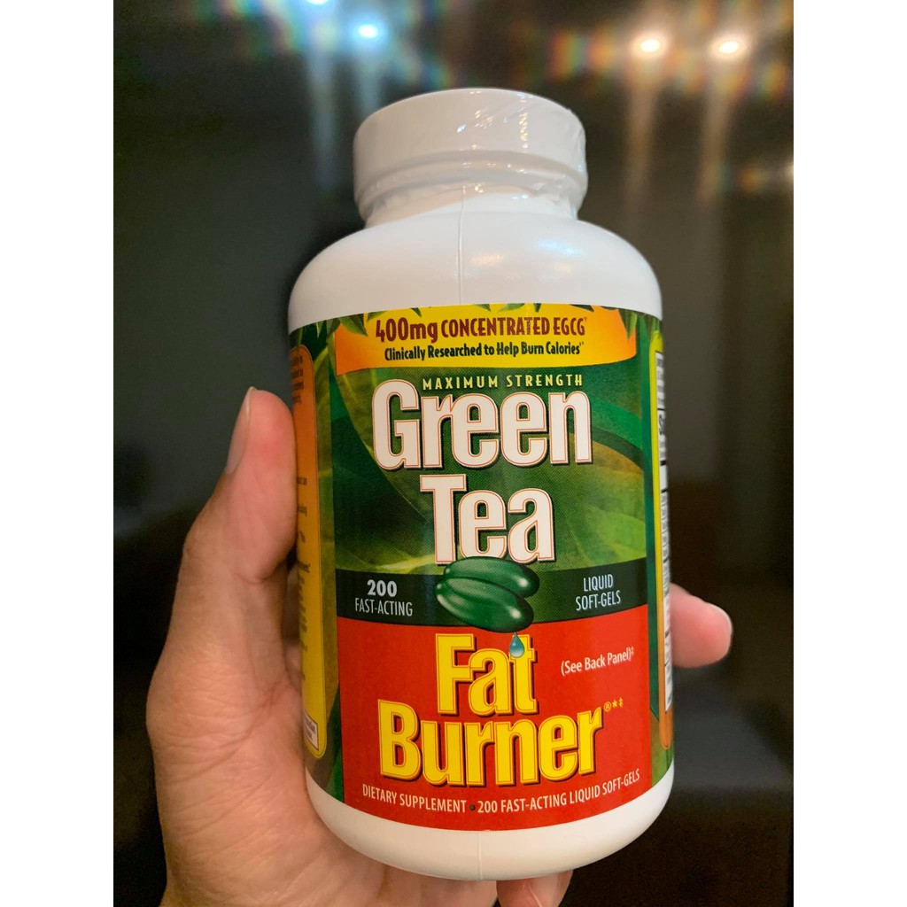 Giảm mỡ bụng Green Tea Fat Burner - Hộp 200 viên