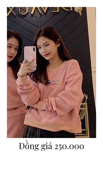 Áo nỉ có thêu hình Pacman SODA POP | BigBuy360 - bigbuy360.vn