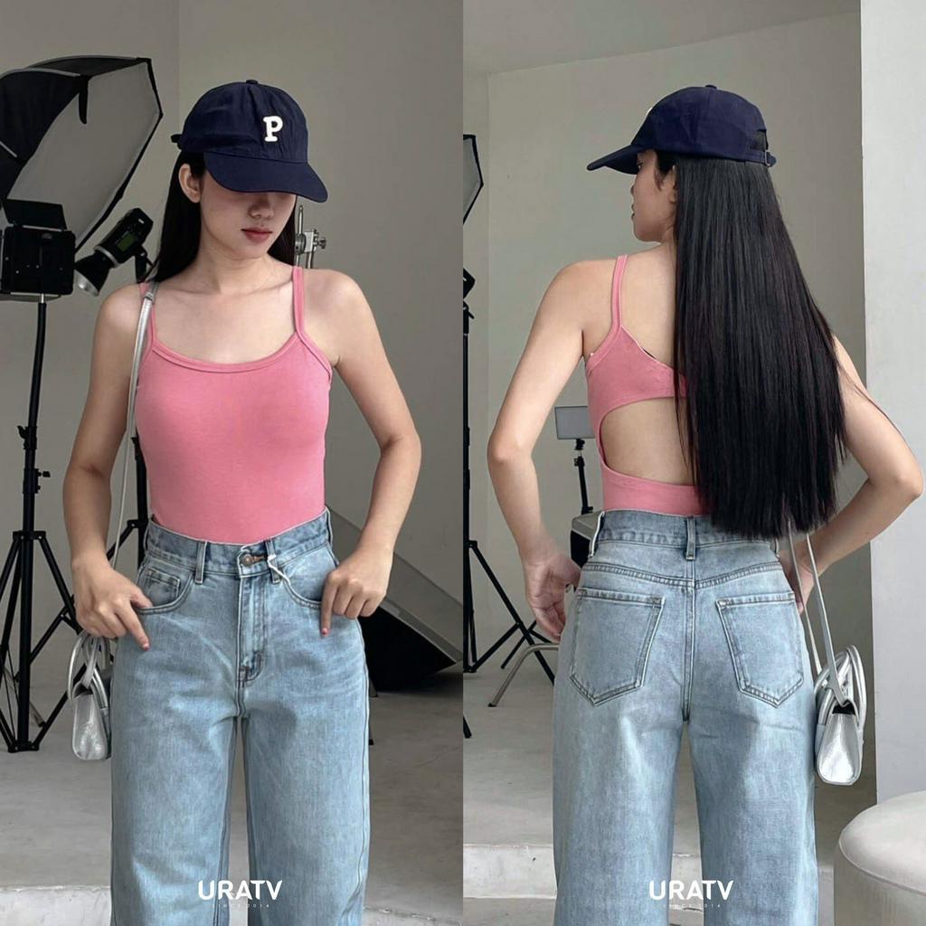 [ẢNH THẬT-CÓ SẴN] Bodysuit dây gài mã V