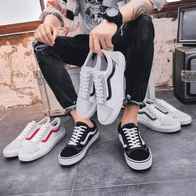 Giầy Thể Thao Vans Old Skool [ Full Box ] Black/White - Sneaker Vans Nam Nữ Mới Nhất