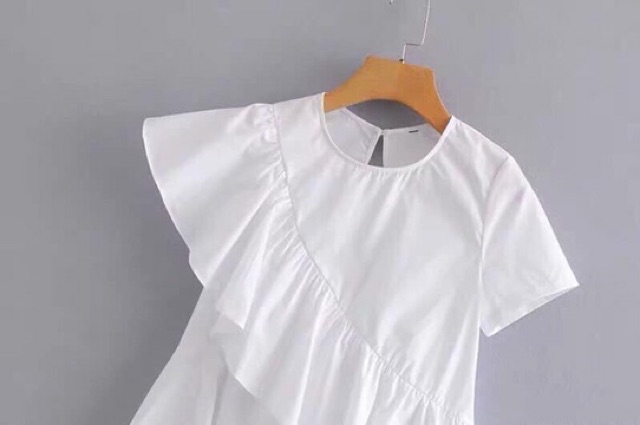 Áo trắng babydoll
