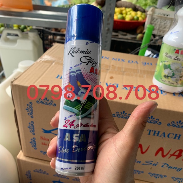 Xịt khử mùi giày vớ Asa 200ml