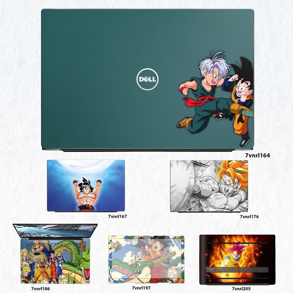 Skin dán Laptop Dell in hình Dragon Ball _nhiều mẫu 3 (inbox mã máy cho Shop)