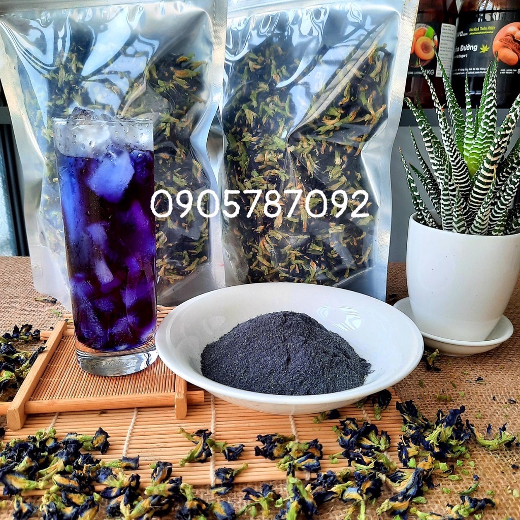 sỉ số lượng lớn hoa biếc sấy khô/ trà hoa đậu biếc/ bột đậu biếc