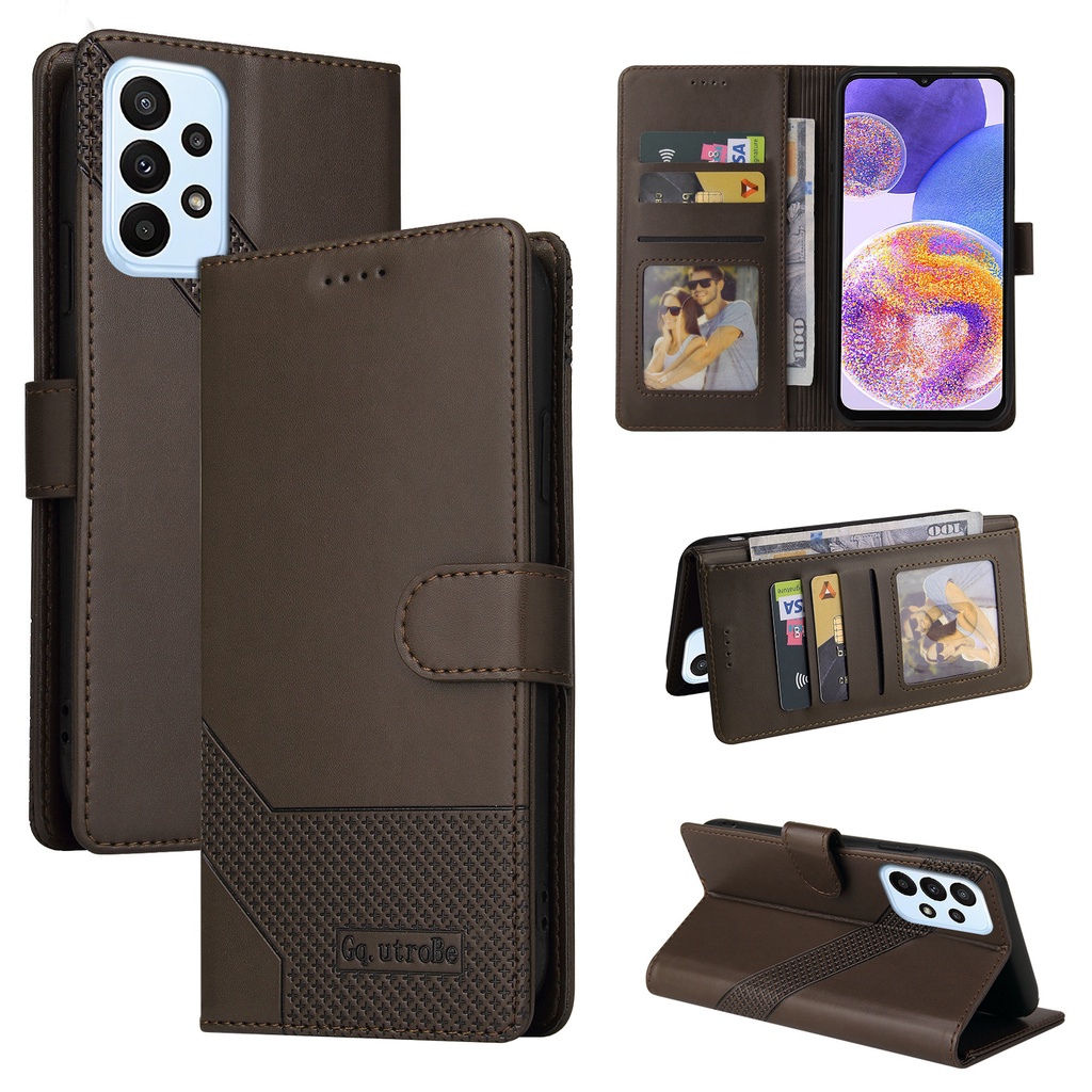 Bao Da Điện Thoại Nắp Gập Dạng Ví Cho samsung galaxy a54 a14 a23 a33 a53 a52 a52s a13 5g 5g s23 + / s23 plus s23 ultra 5g Vỏ