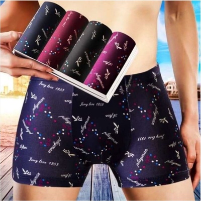 Quần lót nam,Sịp nam cao cấp cotton thun lạnh nhập khẩu hộp 4 chiếc