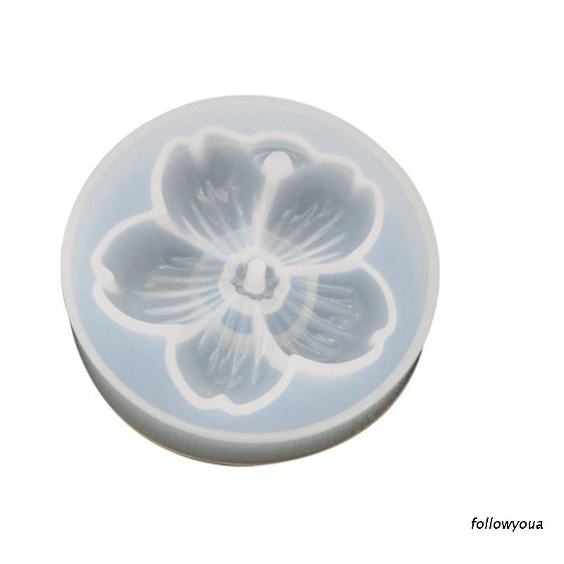 Khuôn silicon tạo hình hoa anh đào để làm mặt dây chuyền trang sức thời trang