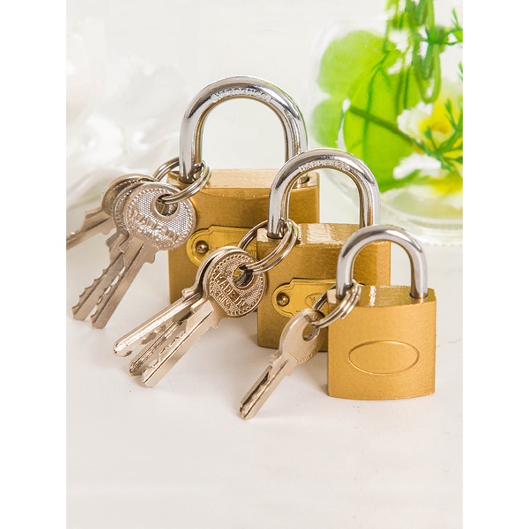 ♚Ổ Khóa Mini♚ Ổ Khóa Cửa Tủ Chống Trộm Bằng Thép Không Gỉ Thiết Kế Nhỏ Gọn Tiện Dụng