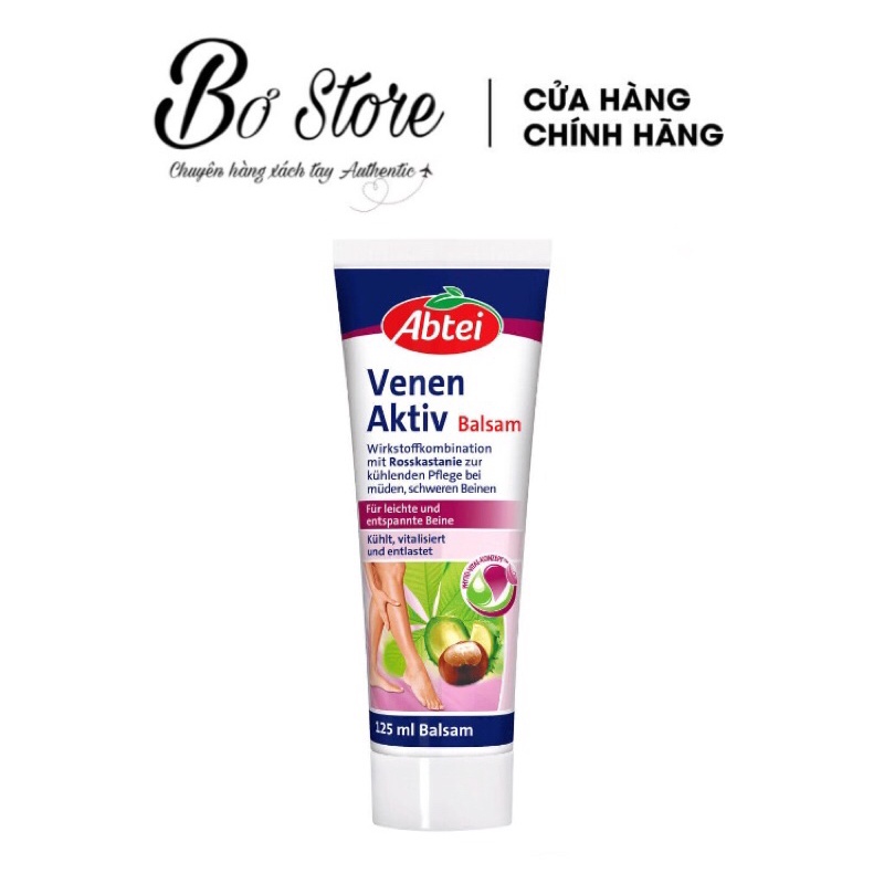 [NỘI ĐỊA ĐỨC] Kem bôi giãn tĩnh mạch Abtei Venen Aktiv chống suy giãn tĩnh mạch, 125ml