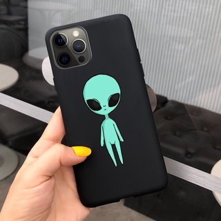 Ốp Điện Thoại Silicon TPU Mềm Đen Hình Thời Trang Cá Tính Cho iPhone 12 Pro Max iPhone12 12Pro