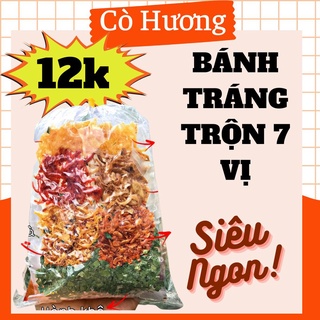 Bánh tráng trộn thập cẩm 7 vị nhiều topping, bánh tráng tự trộn