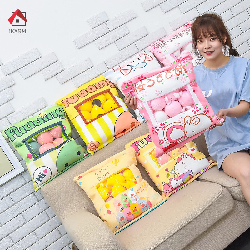 Đồ chơi nhồi bông Hình Bánh Pudding Cho Văn Phòng