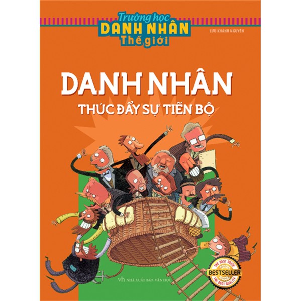 Sách - Danh nhân thúc đẩy sự tiến bộ (tranh màu, nxb văn học)