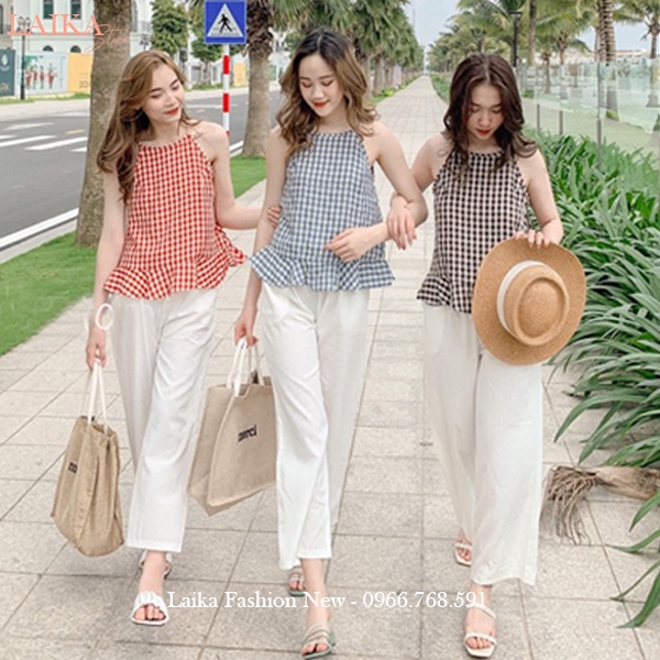 Quần đũi trắng nữ ống rộng dài 100cm khóa thật cạp chun lưng thun - Quần ống rộng vải đũi dáng suông dài đi biển ở nhà