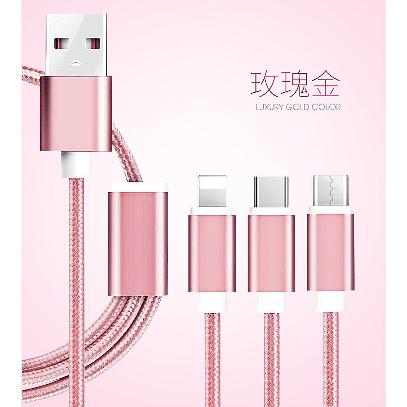 Dây Cáp Sạc Truyền Dữ Liệu Đầu Usb Type C Cho Apple Android