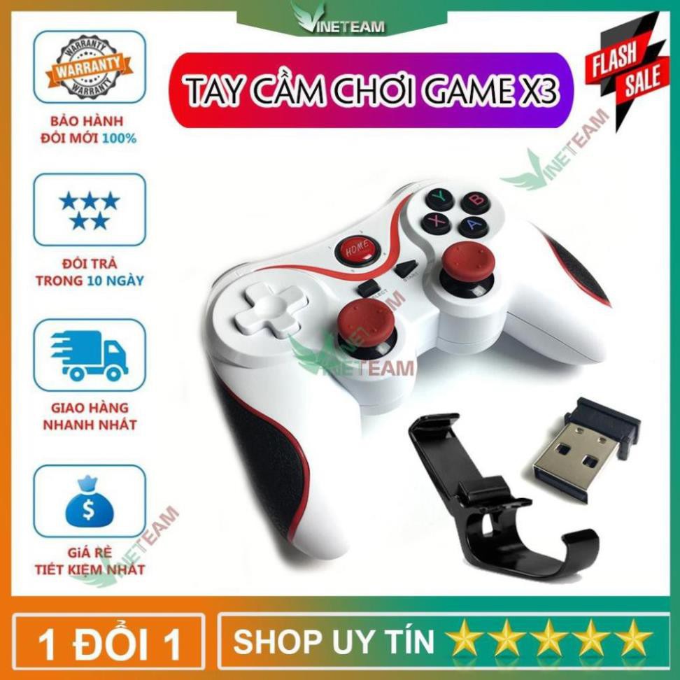 TAY CẦM CHƠI GAME BLUETOOTH T3 - TAY CẦM GAME TERIOS T3 - GAMEPAD T3 / X3/X7/C8S