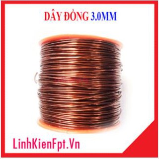 Dây đồng bọc cách điện 3mm 1kg