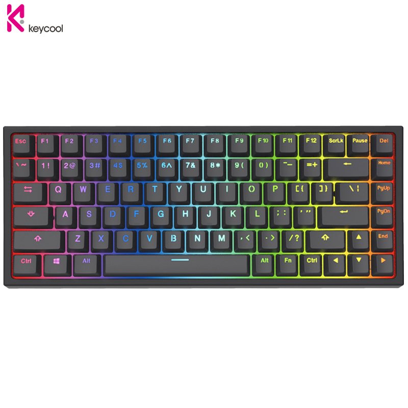 Bàn phím cơ Gaming Keycool KC84 - B12 RGB Hotswap