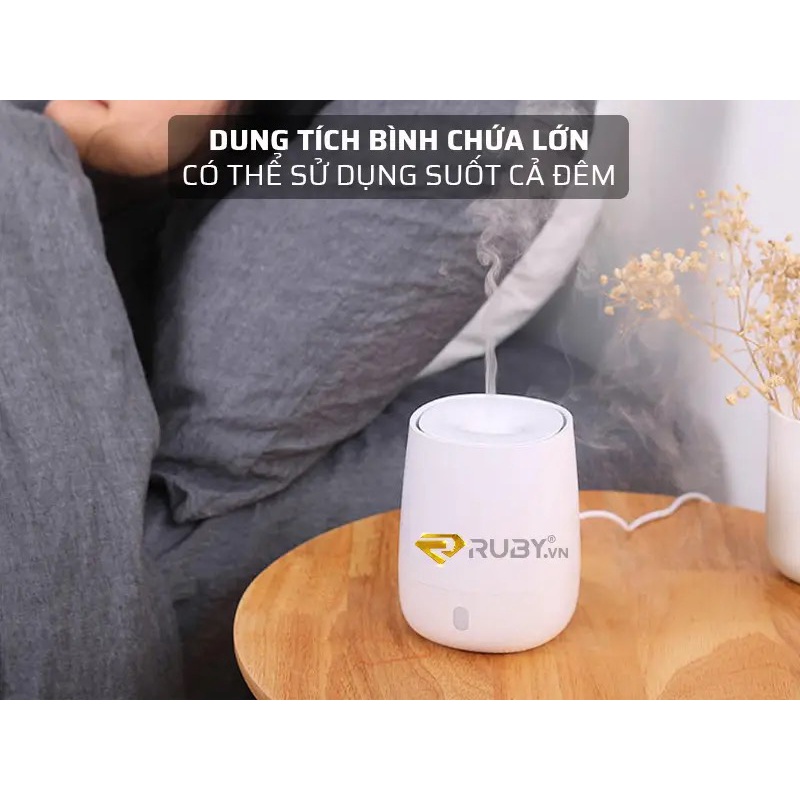 (*)GIAO HỎA TỐC Máy Phun Sương Tạo Ẩm Xiaomi Happy Life | 120ML✅ Đèn Led 7 Màu✅ Hàng Chính Hãng