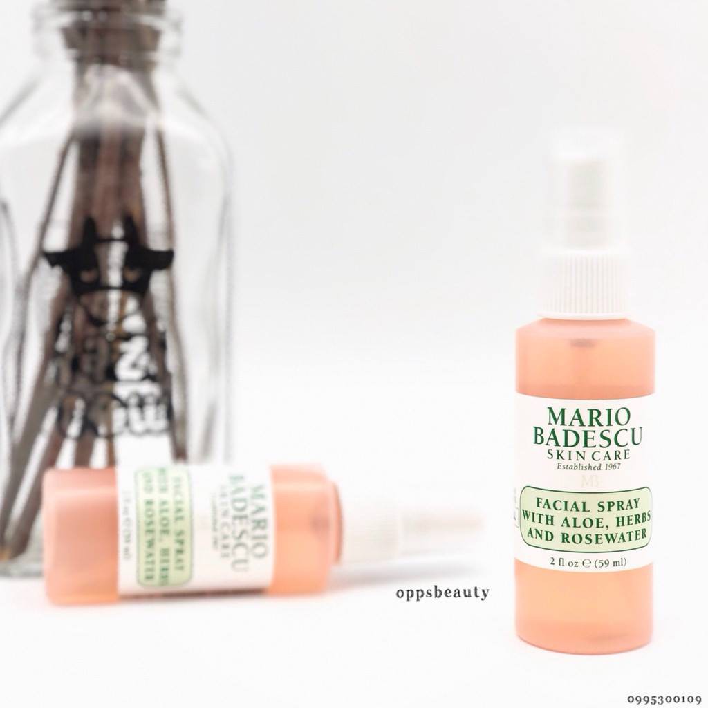 [MARIO BADESCU] Xịt dưỡng kiêm toner cân bằng da Mario Badescu Facial Spray