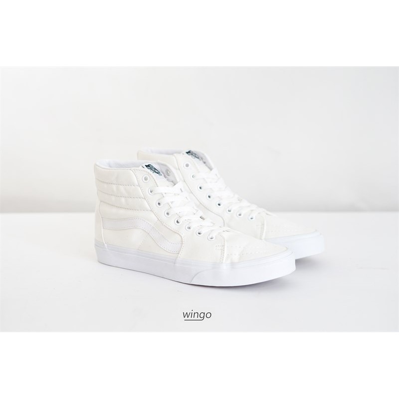 (Giày Chính Hãng) Vans SK8 Classic All White - trắng