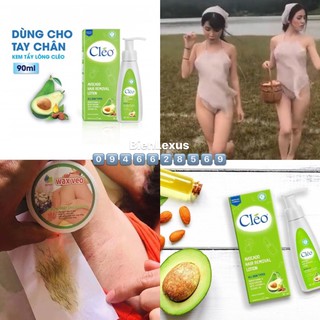 Kem tẩy lông vùng kín Cleo 90ml tẩy sạch lông trong vòng 5 phút ko đau dát cung cấp VITAMIN E