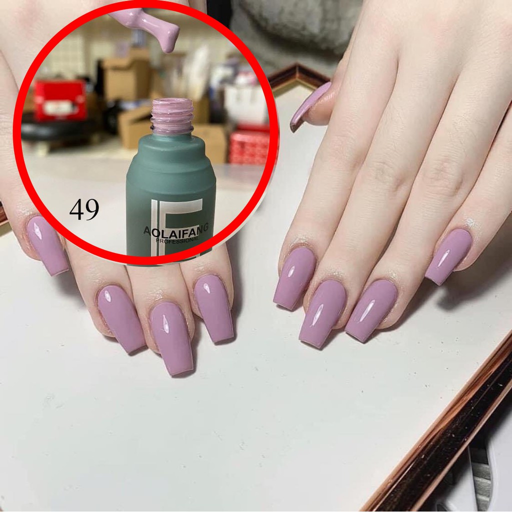 Sơn Gel Tone màu Tím 15ml, Màu sơn móng tay hottrend nhất năm