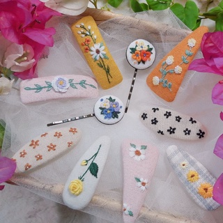 KẸP TÓC THÊU TAY HANDMADE / 1 CHIẾC
