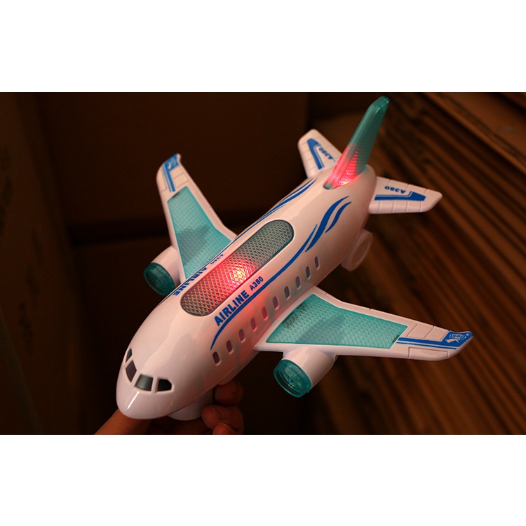 Đồ chơi máy bay chở khách mô hình cho bé (tặng pin)
