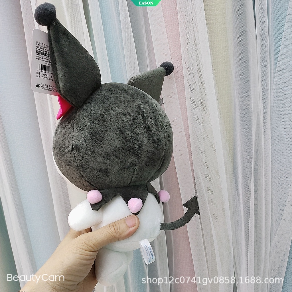 SANRIO Búp Bê Nhồi Bông Mềm Hình Nhân Vật Hoạt Hình Kuromi Đáng Yêu 8 Inch