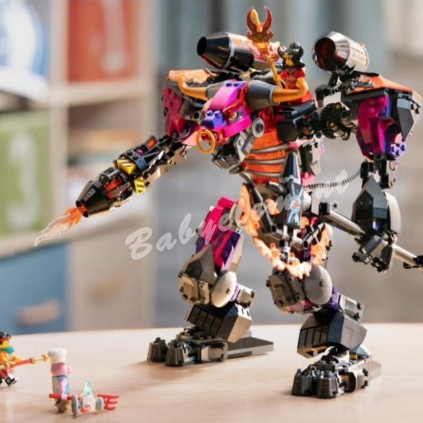 Mô Hình Lắp Ráp Nhân Vật MOC 80010 MonkeyKid Series Demon Bull King