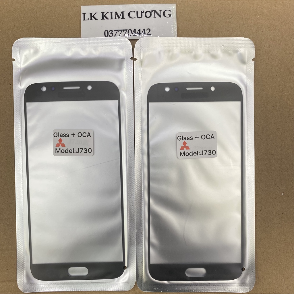 Kính ép liền keo tương thích ss j730 - j7 pro