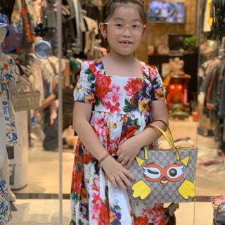 Đầm D&G hoa cho bé