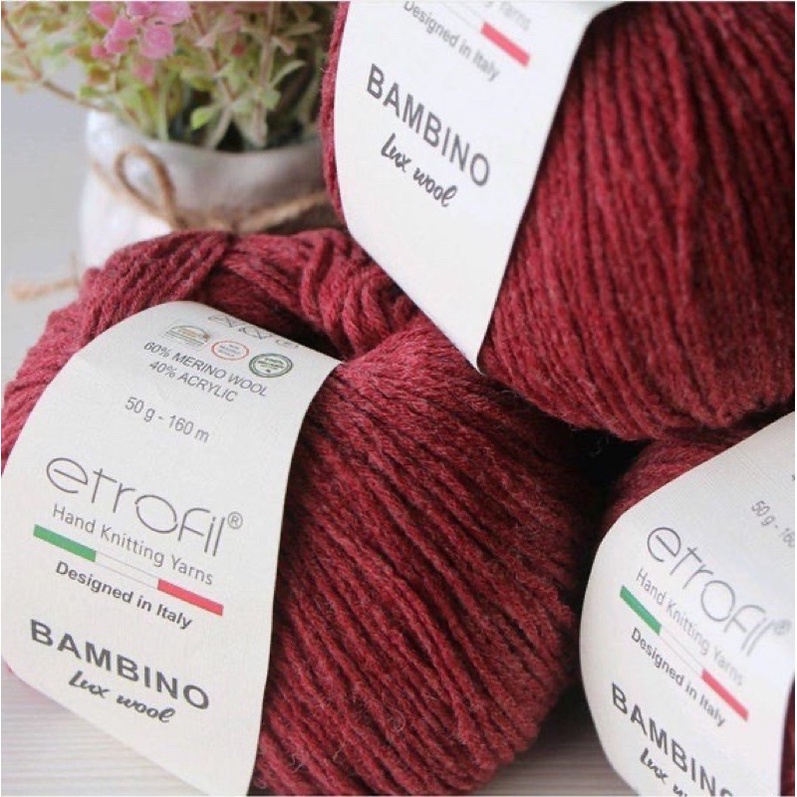 LEN LÔNG CỪU MERINO ETROFIL BAMBINO LUX WOOL (siêu mềm)