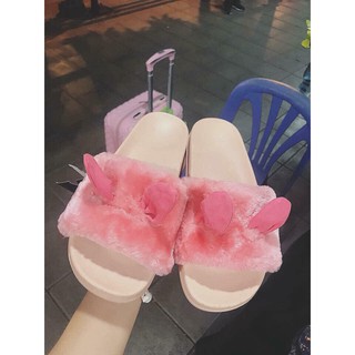 Dép lông tai thỏ hàng thái order