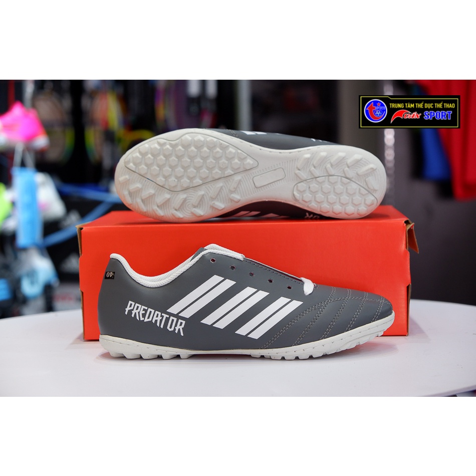 Giày đá bóng Predartor đế su - xám đen(size39-43)