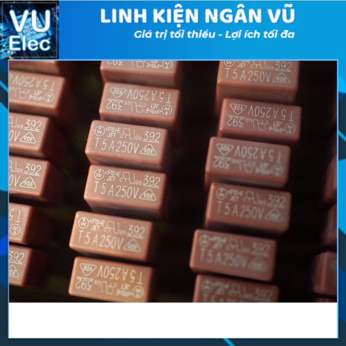 Cầu Chì 2-4A 250V T2-4A250V Loại Vuông